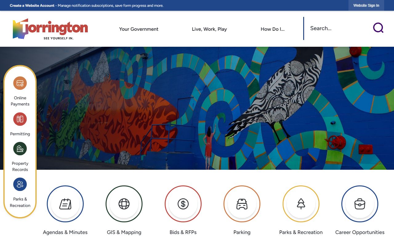Torrington city website for residents directory searches
